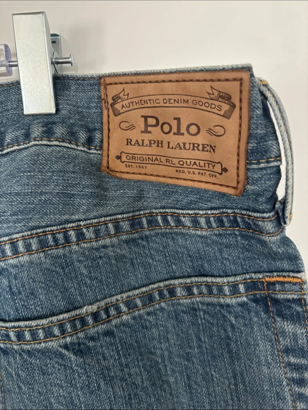 Polo by Ralph Lauren Men's Denim Straight Jeans - Blue